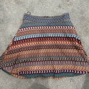 Top Shop Aztec Print Skirt
